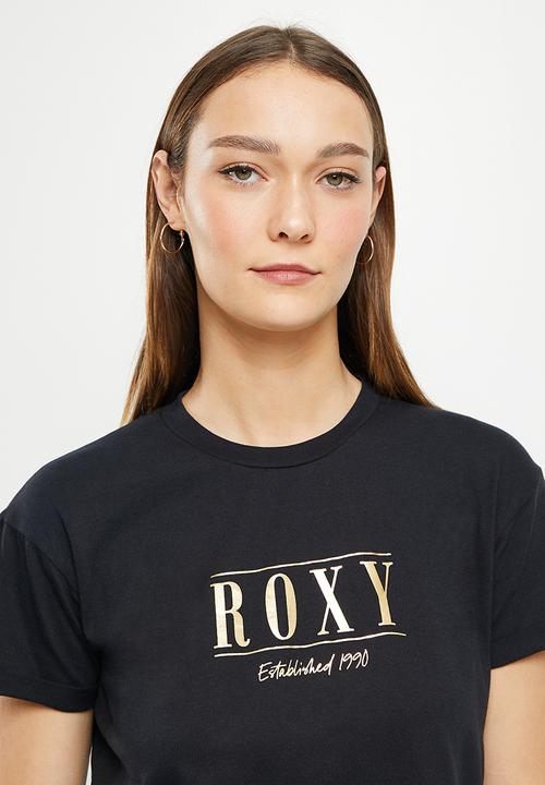 Roxy - Sparkle evening tee - anthracite
