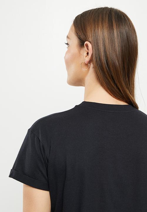 Roxy - Sparkle evening tee - anthracite