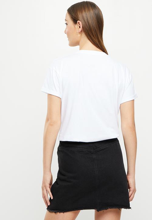 Roxy - Sparkle evening tee - bright white