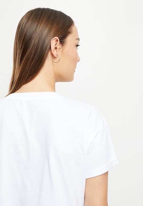 Roxy - Sparkle evening tee - bright white