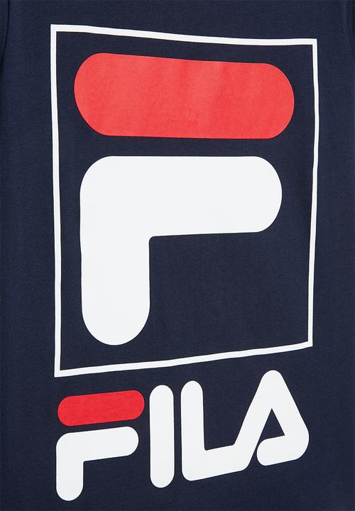 FILA - Stacker T-shirt - peacoat