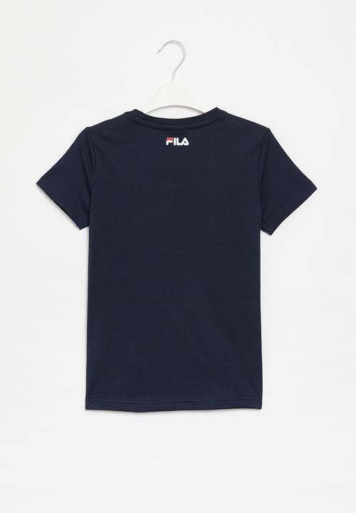 FILA - Stacker T-shirt - peacoat