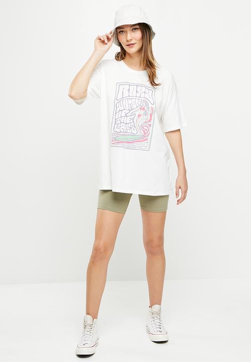 Roxy - Barrel day tee - snow white