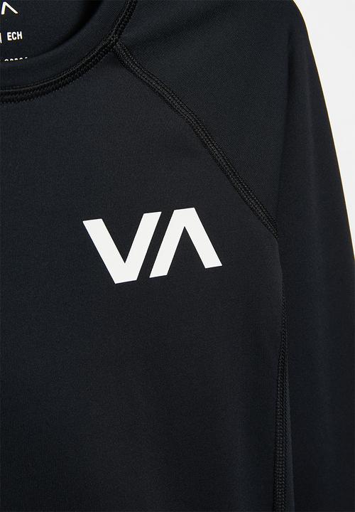 RVCA - Rvca long sleeve rashguard - black