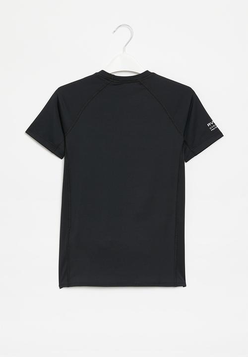 RVCA - Rvca short sleeve rashguard - black