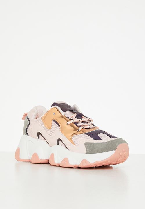 Tom Tom - Devine chunky sole sneaker - mink 
