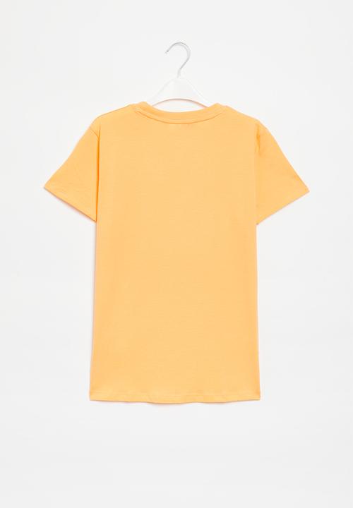 JEEP - Jeep graphic T-shirt - orange
