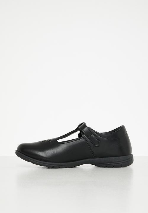 Hush Puppies - Crown school shoe - black