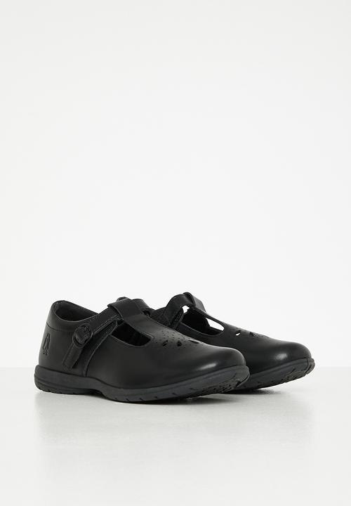 Hush Puppies - Crown school shoe - black