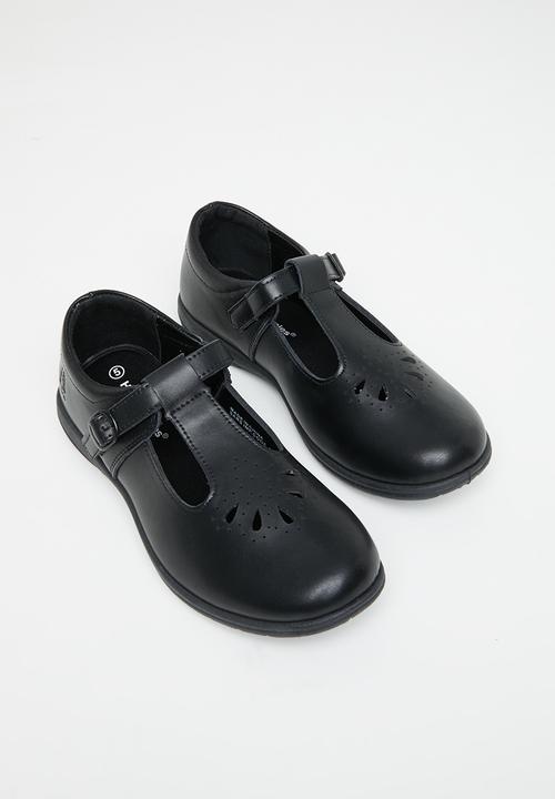 Hush Puppies - Crown school shoe - black
