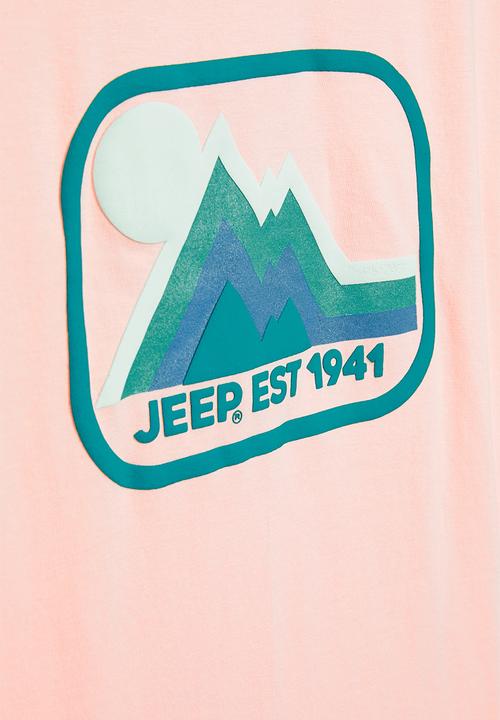 JEEP - Jeep graphic T-shirt - pink