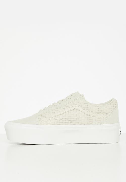 Vans - Old skool stackform -  micro weave ivory