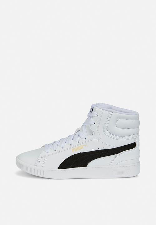PUMA - Vikky v3 mid l jr - puma white-puma black-puma team gold