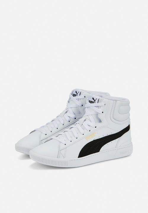 PUMA - Vikky v3 mid l jr - puma white-puma black-puma team gold