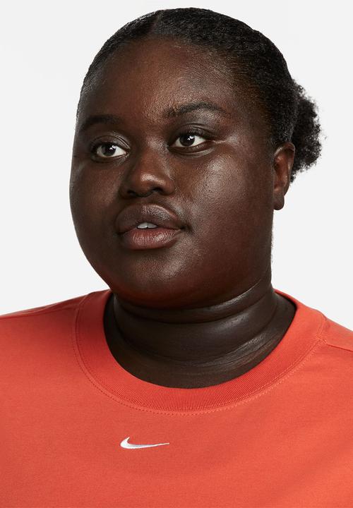 Nike - Plus w nike sports wear essntl short sleeve top bf - mantra orange
