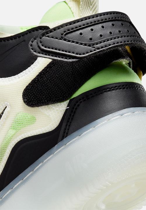 Nike - Air Force 1 mid react - sail/black-ghost green-glacier blue