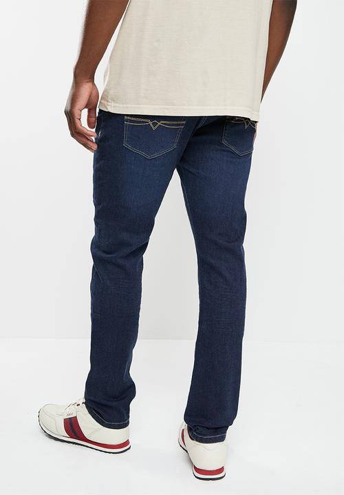 POLO - Men pjc accra slim leg denim - dark wash