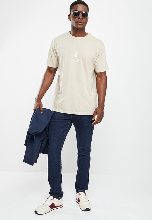 POLO - Men pjc accra slim leg denim - dark wash