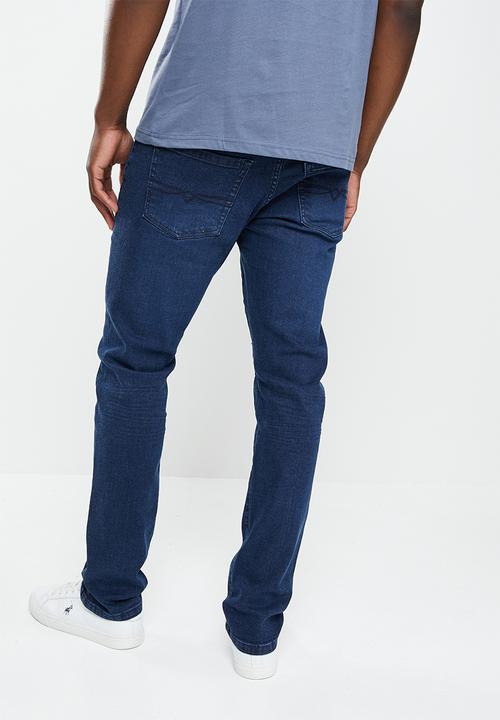 POLO - Men pjc accra slim leg denim - mid wash