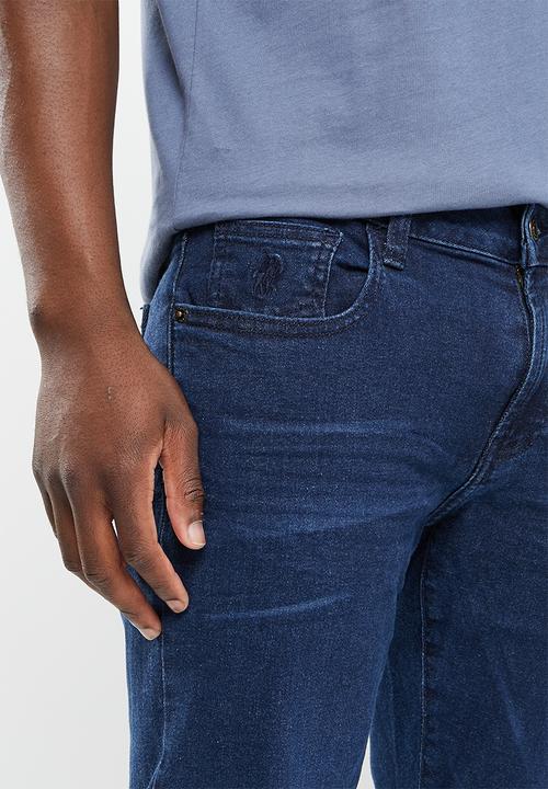 POLO - Men pjc accra slim leg denim - mid wash