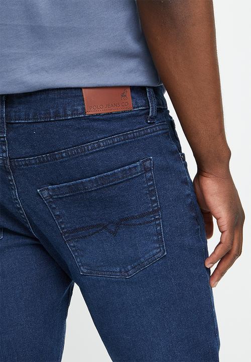 POLO - Men pjc accra slim leg denim - mid wash