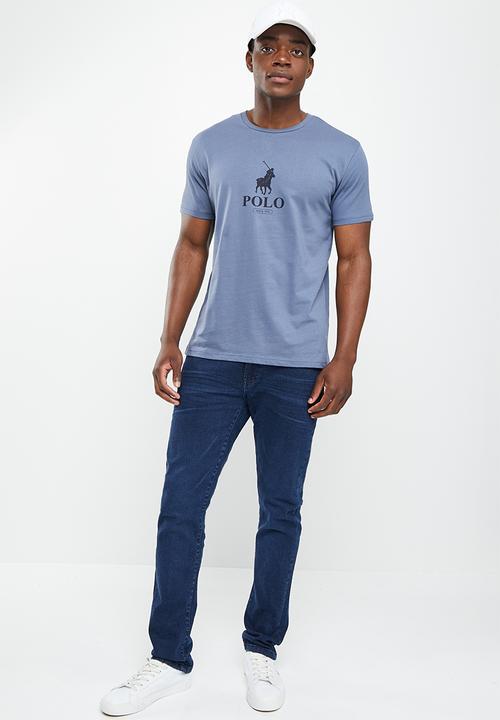 POLO - Men pjc accra slim leg denim - mid wash