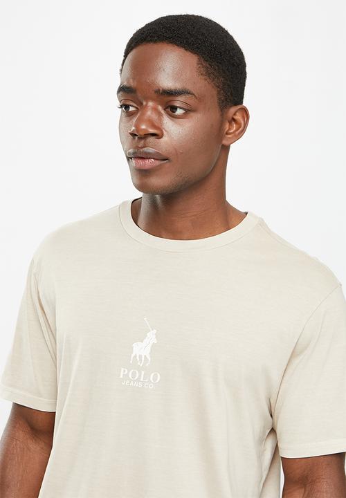 POLO - Men pjc sipho box fit short sleeve tee - stone