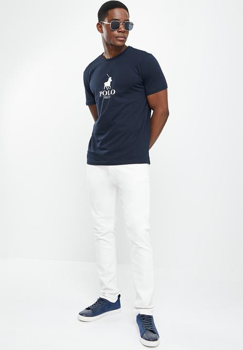 POLO - Men logo printed tee - navy