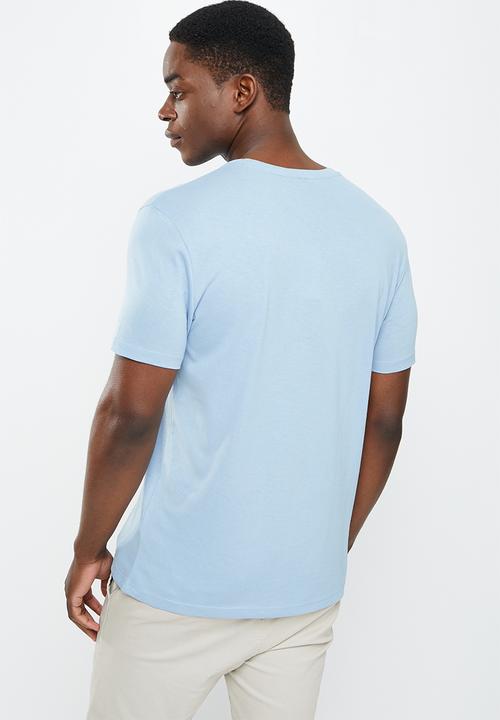 POLO - Men crew neck tee - lt blue