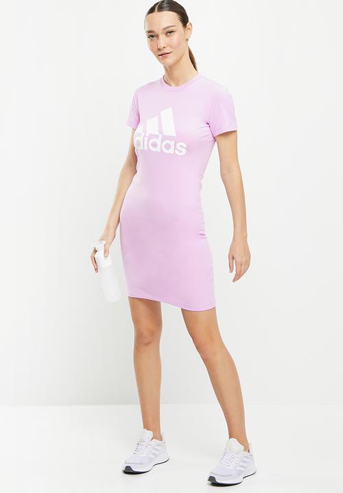 adidas Performance - W bl sj dress - bliss lilac & white