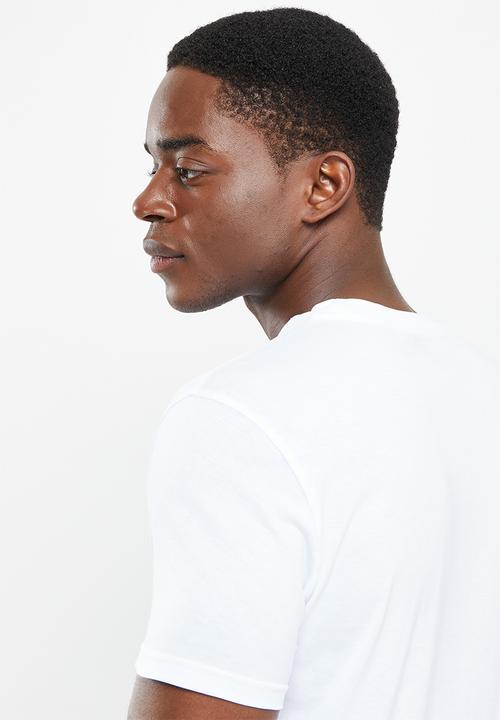 POLO - Men sport kabelo logo tee - white