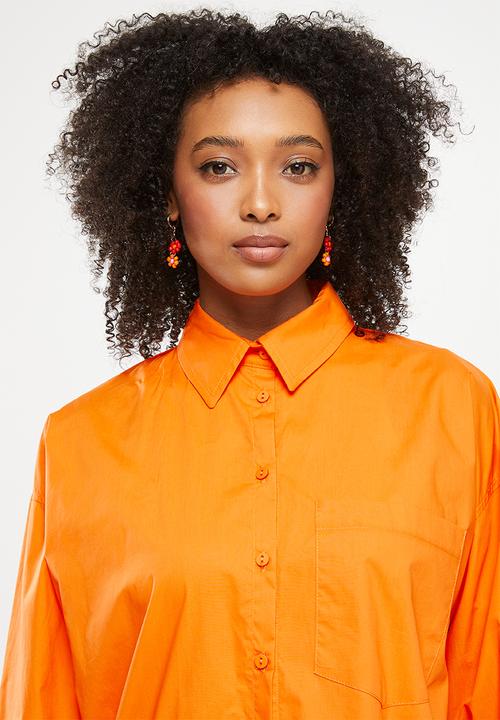 Me&B - Oversized shirt - bright orange