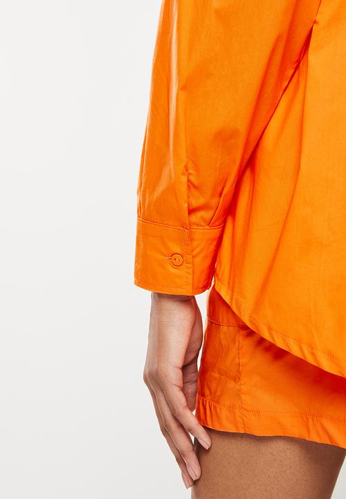Me&B - Oversized shirt - bright orange