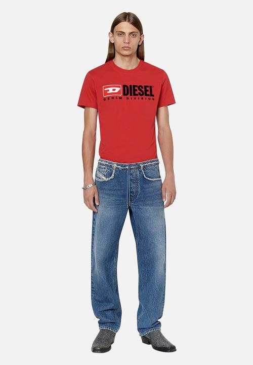 Diesel  - T-diegor-div short sleeve tee - red
