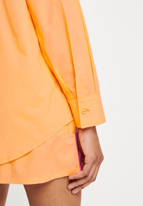 Me&B - Oversized shirt - pink & peach