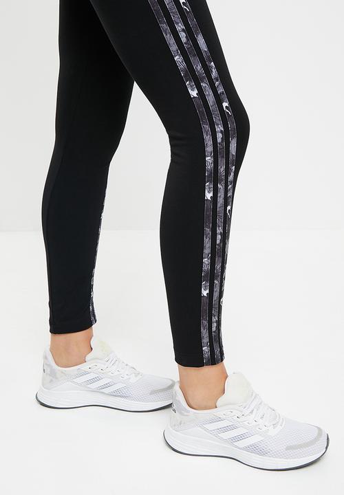 adidas Performance - Ess 3s-aop tight - black & bliss pink