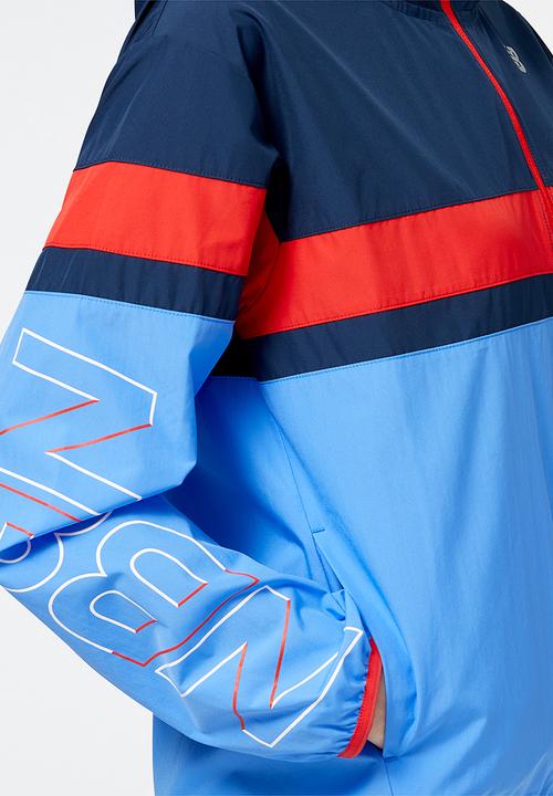 New Balance  - Accelerate pacer jacket print - bright lapis