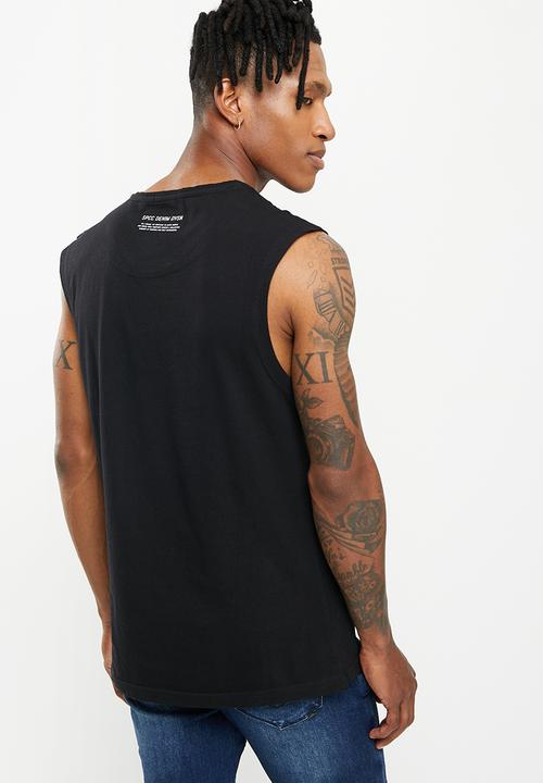 S.P.C.C - Durden sleeveless tee  - black