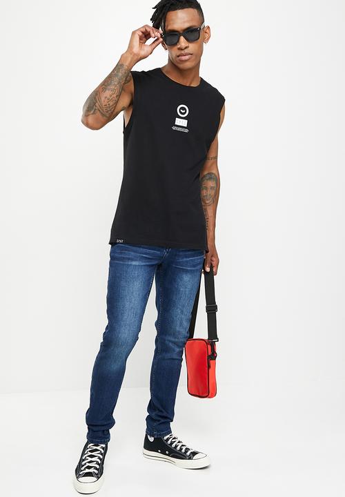 S.P.C.C - Durden sleeveless tee  - black