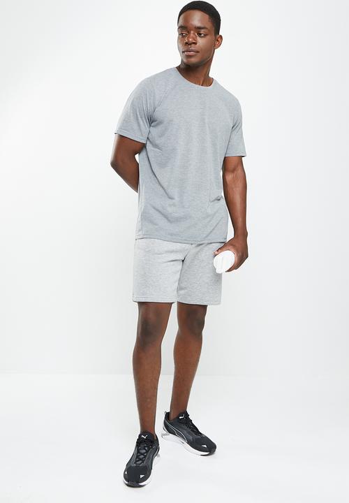 PUMA - Performance heather tee m - medium gray heather