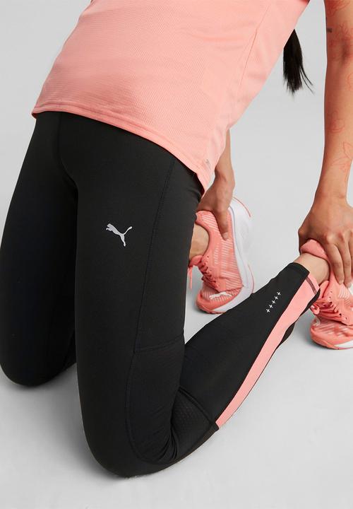 PUMA - Run favorite reg rise full tight w - puma black & carnation pink