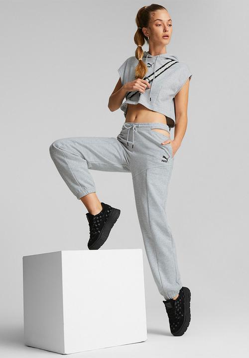 PUMA - Dare to sweatpants - light gray heather