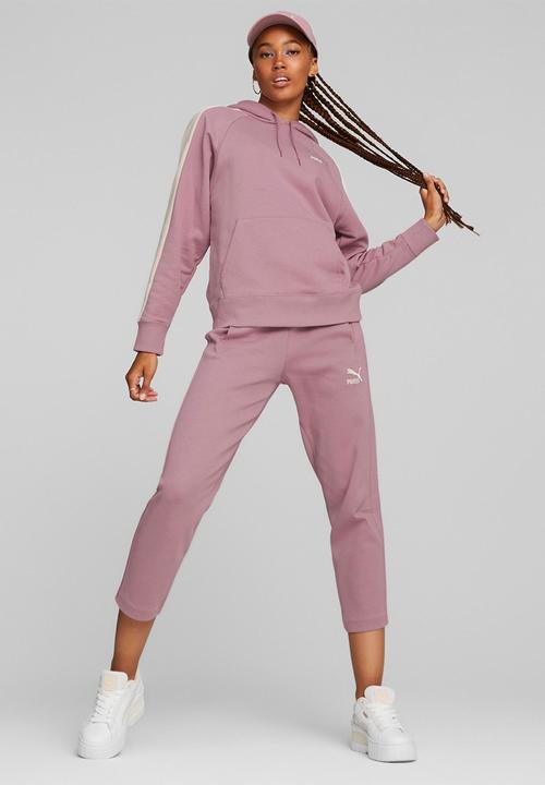 PUMA - T7 high waist pants dk - pale grape