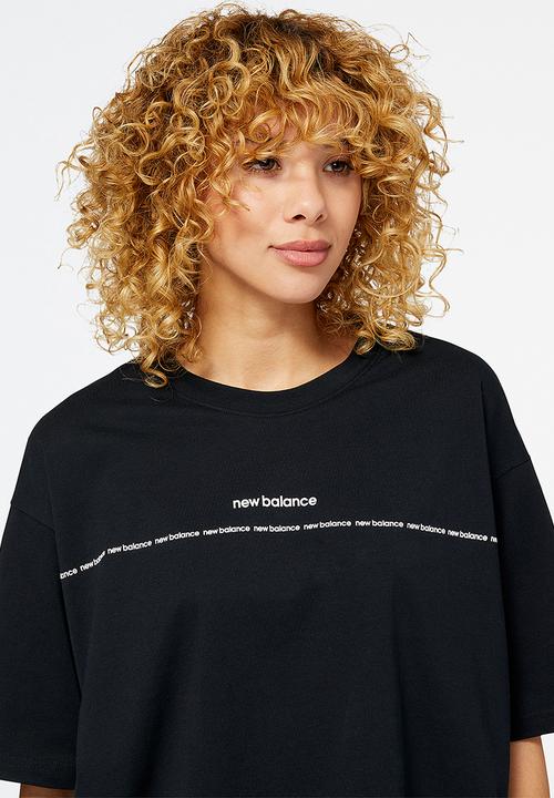 New Balance  - Nb essentials magnify tee - black