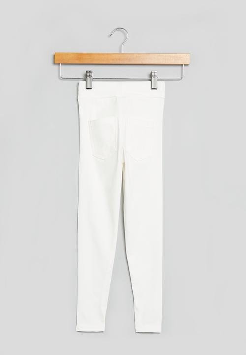 Pop Candy - Girls skinny jegging - white