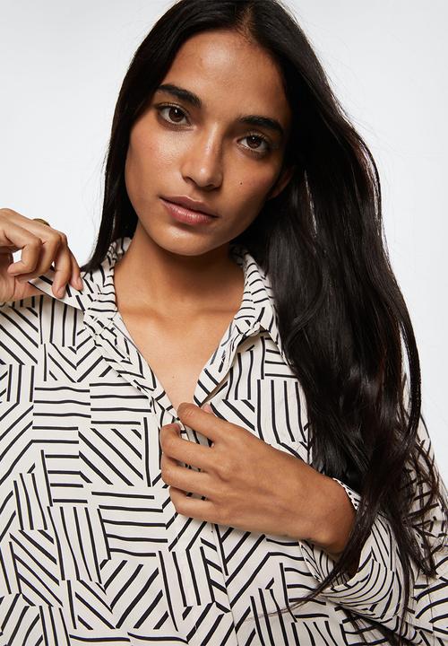MANGO - Shirt basic - grey