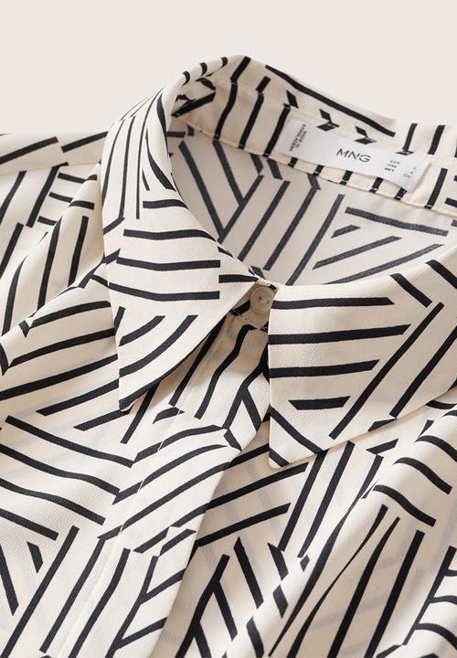 MANGO - Shirt basic - grey