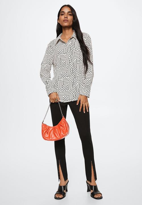 MANGO - Shirt basic - grey