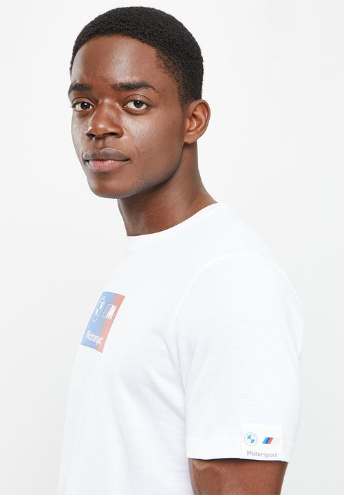 PUMA - Bmw mms logo tee + - puma white