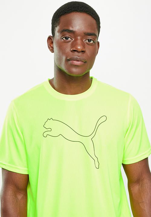 PUMA - Performance cat tee (s) - lime squeeze